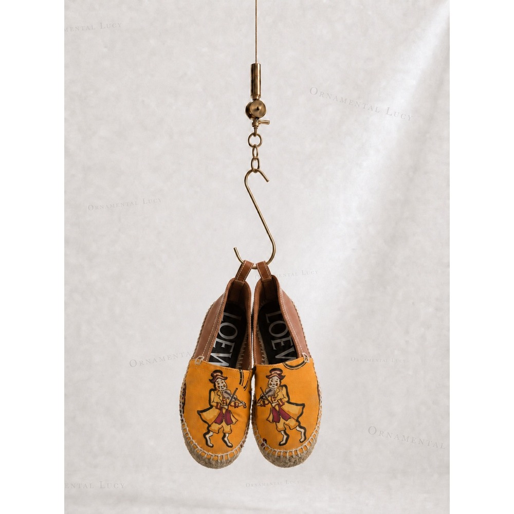Loewe x Paula's Ibiza 2017 First Capsule Violin Player Espadrille Flats EU 35